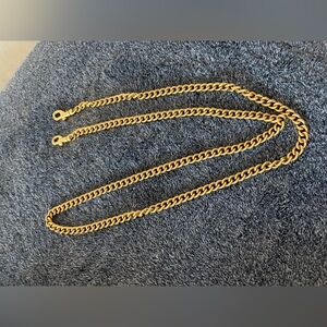 Coach Dinky Long Gold Chain Strap